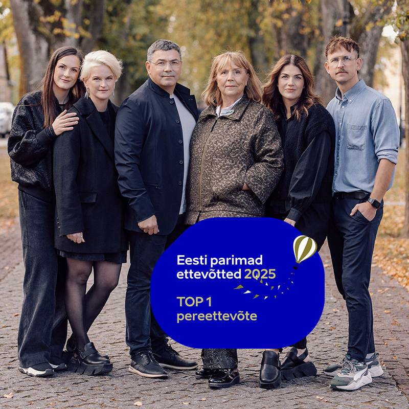 Pro Optika I OptiPRO OÜ was awarded the title of Best Family Business in 2025.
